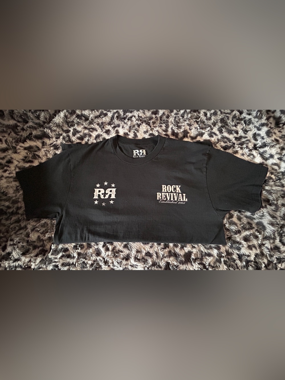 Rock revival T-shirt, size large